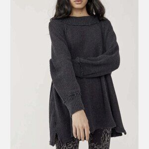 Free People We The Free Washed Black She’s a Keeper Tunic